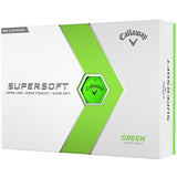 Callaway Supersoft Golf Balls 1 Doz - Green