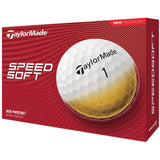 TaylorMade SpeedSoft Golf Balls 1 Doz - White