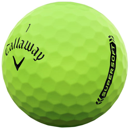 Callaway Supersoft Golf Balls 1 Doz - Green