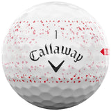 Callaway Supersoft Splatter 360 Golf Balls 1 Doz - Red