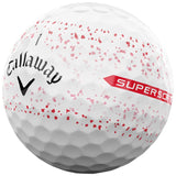 Callaway Supersoft Splatter 360 Golf Balls 1 Doz - Red