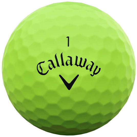 Callaway Supersoft Golf Balls 1 Doz - Green