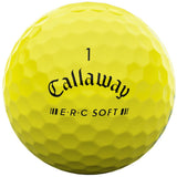 Callaway ERC Soft Triple Track 1 Doz - Yellow