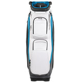 PING DLX 244 Cart Bag - White/Dark Grey/Blue