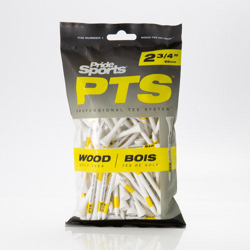 PTS 2 3/4" Wood Tees - Bulk Pack