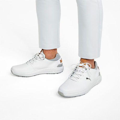 Puma IGNITE ARTICULATE - Leather- White/Silver