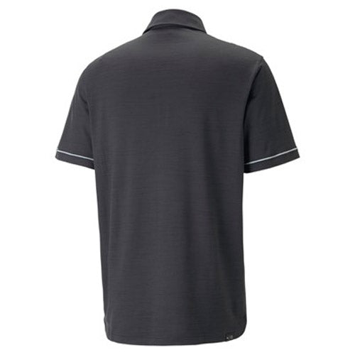 Load image into Gallery viewer, PUMA Cloudspun Haystack Men&#39;s Polo Shirt - Black/Heather
