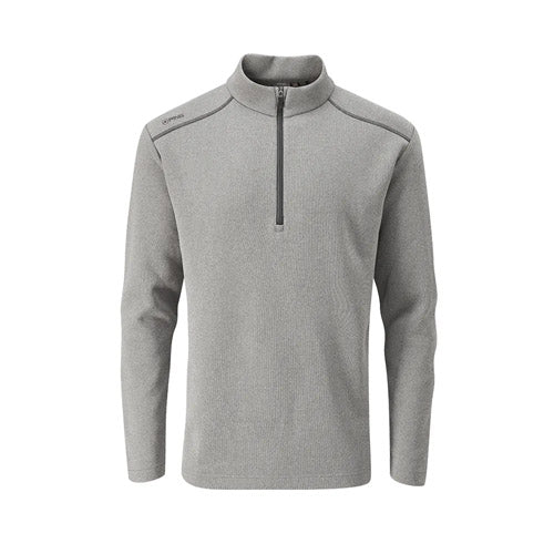 PING Ramsey Ã‚Â½ Zip Fleeced Top - Ash Marl