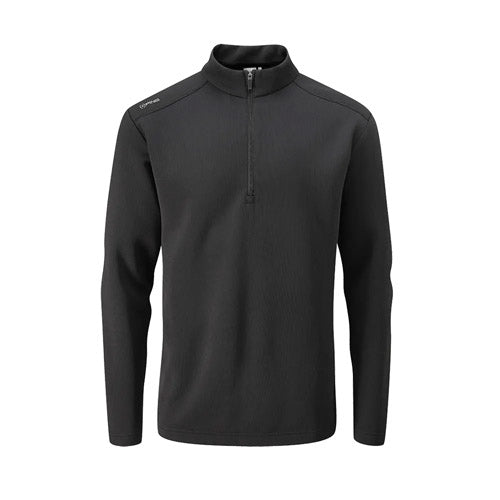 PING Ramsey 1/4 Zip Fleeced Top - Black