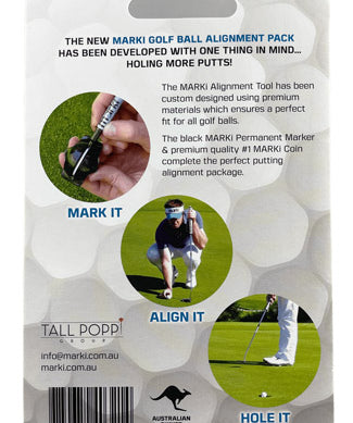 MARKi Golf Ball Alignment Pack