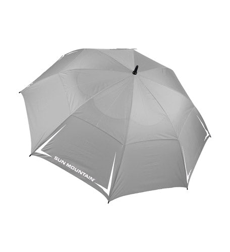 Sun Mountain 60+ 68" Umbrella - Silver/White