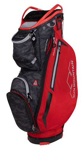 Sun Mountain Maverick Cart Bag - Red/Black/Camo