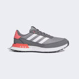 Adidas S2G 24 Spikeless Golf Shoes Wide Fit - Grey/White/Scarlet