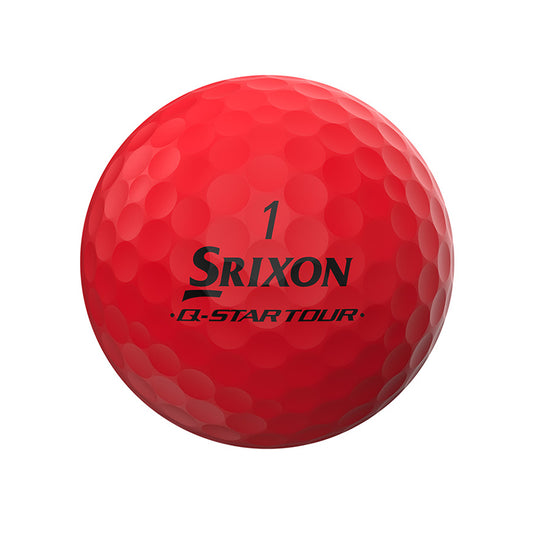 Srixon Q Star Tour Divide 1 Doz - Yellow/Red