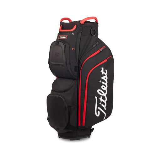 Cart 15 Cart Bag - Black/Black/Red