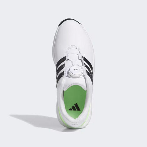 Adidas Tour 360 24 BOA Junior Golf Shoes - White/Black/Green