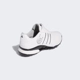 Adidas Tour 360 BOA 24 Golf Shoes - White/White/Black