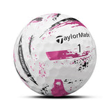 TaylorMade SpeedSoft Ink Golf Balls 1 Doz - Pink