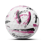 TaylorMade SpeedSoft Ink Golf Balls 1 Doz - Pink